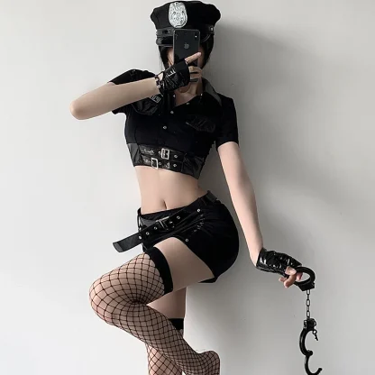 Sexy Police Uniform Halloween Costume - Image 5