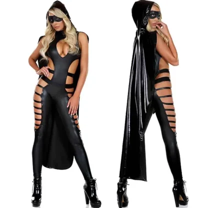 Black Side Cutout Halloween Costume - Image 4