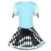 Checkered Dress Halloween Costume - Image 5