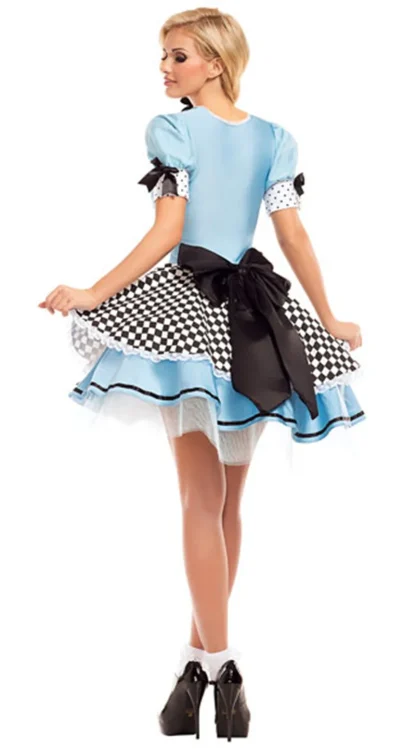Checkered Dress Halloween Costume - Image 2