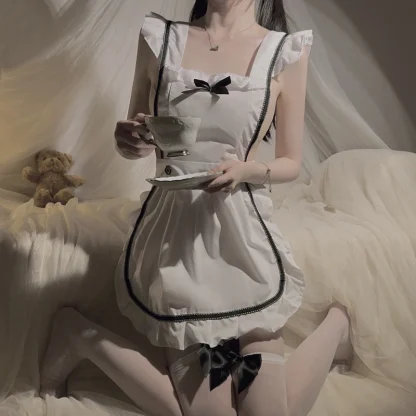 Apron Maid Dress Halloween Costume - Image 4