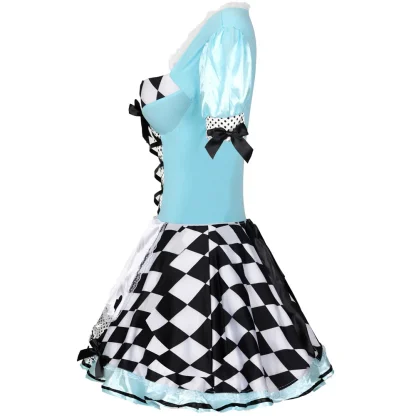 Checkered Dress Halloween Costume - Image 4