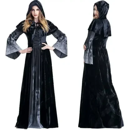 Gothic Witch Halloween Costume - Image 5