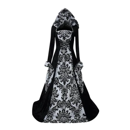 Witch Gothic Dress Halloween Costume - Image 4