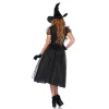 Black Gothic Witch Halloween Costume - Image 6